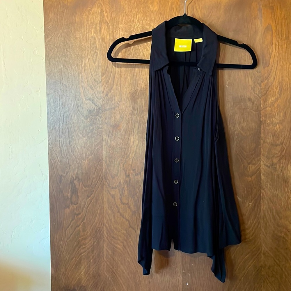 Maeve. High Neck Collared Tank Top. Size 4. Great Condition.